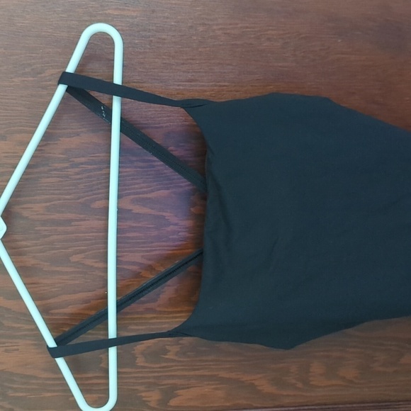 Lands' End Classic Black One Piece Swimsuit Size 6 - Picture 2 of 10